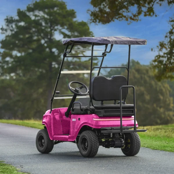 Kandi Collapsible Mini Golf Cart, Pink - Image 2