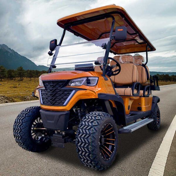 2 4 6 8 Person 48v Electric Lifted Street Legal Golf Carts off Road Golf Buggy Electric Club Car for Sale - Image 2