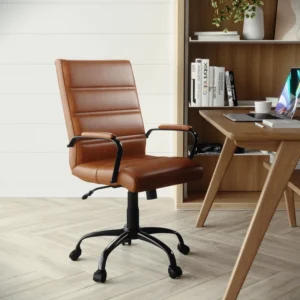 Whitney Ergonomic Upholstered Mid-Back Swivel Office Chair